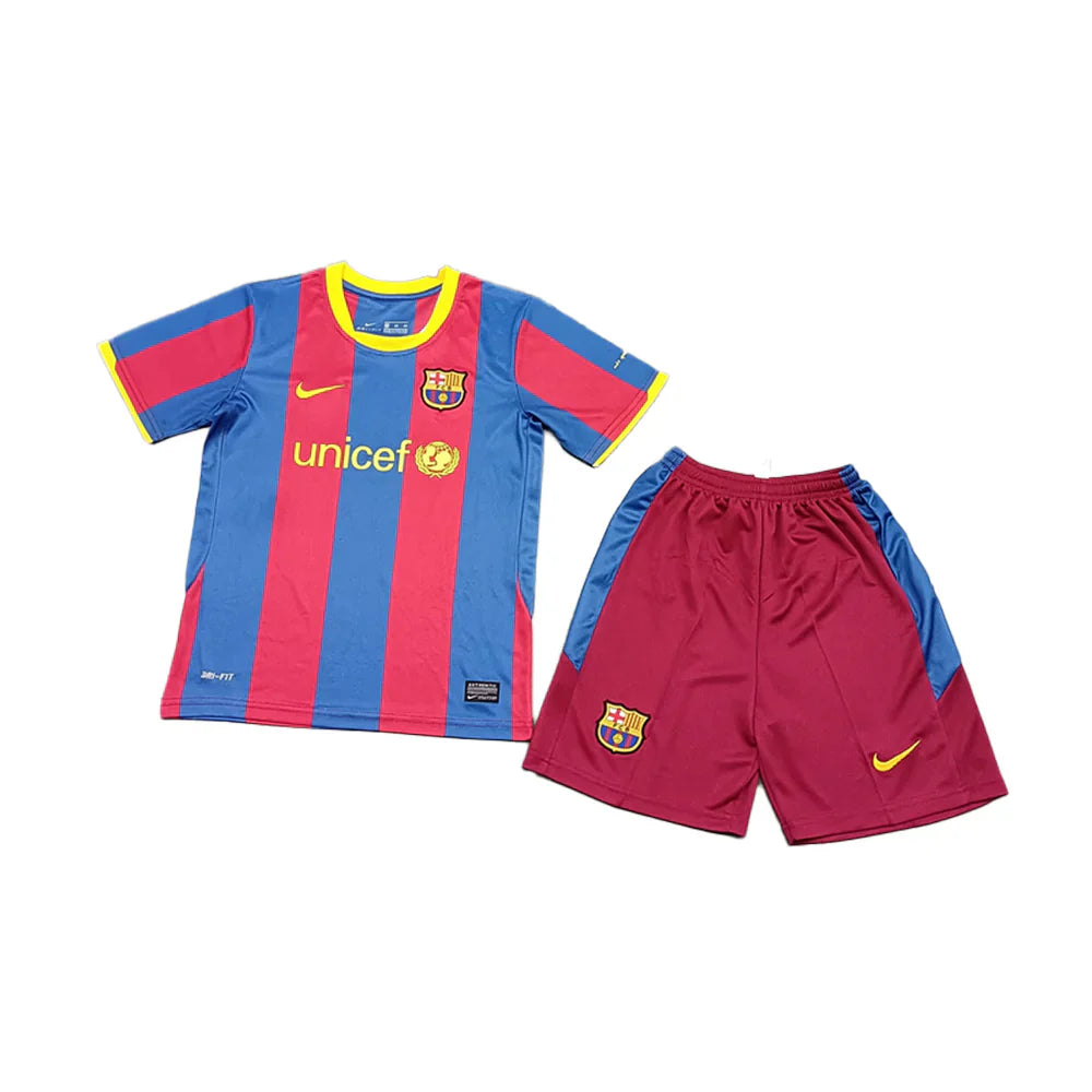 Barcelona Classic 2010/11 with Messi 10 Kids KIT