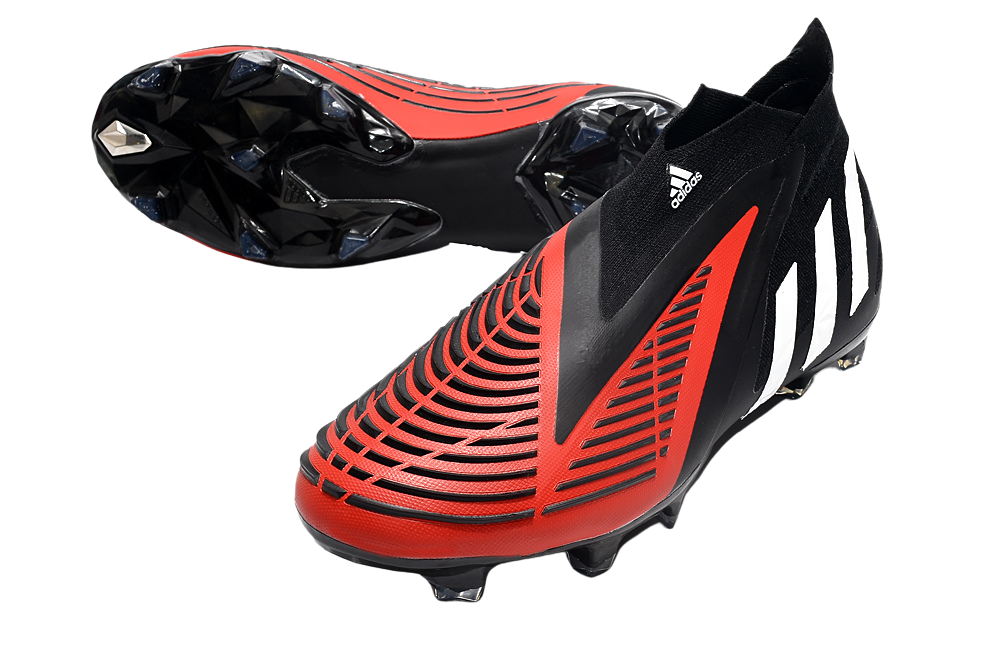 Predator Edge FG - Black/White/Red