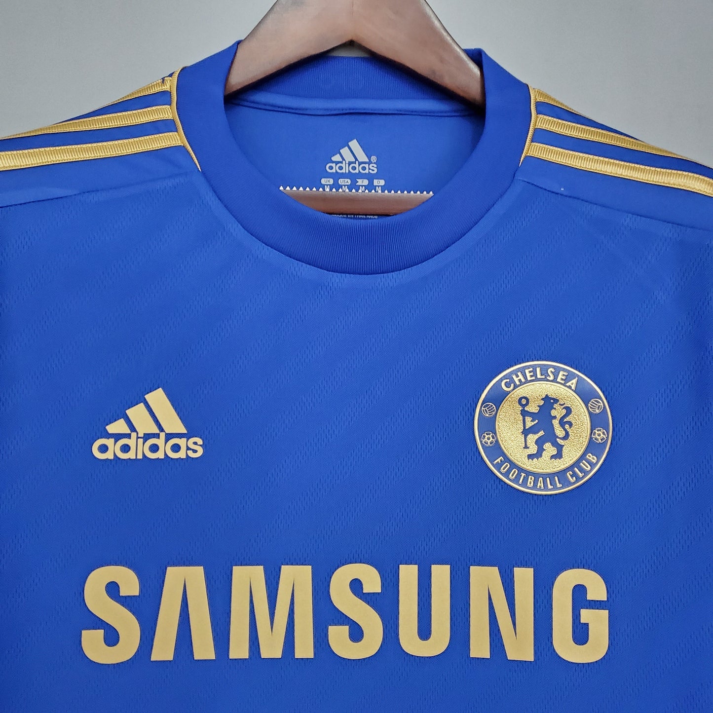 Chelsea 2012-2013 Home Jersey - Embroidered Club Badge & Adidas Logo