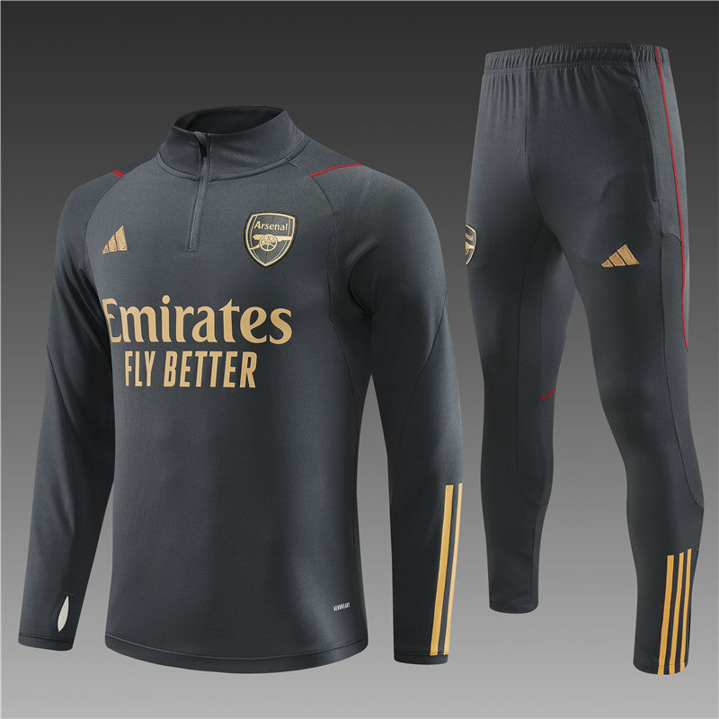 Arsenal Grey Tracksuit full set with jacket and pants