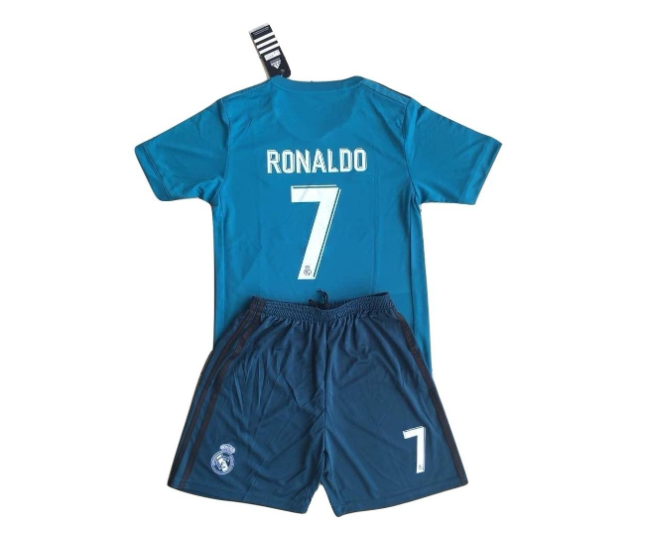 Real Madrid Third Classic 2017/18 with Ronaldo 7 Kids Kit