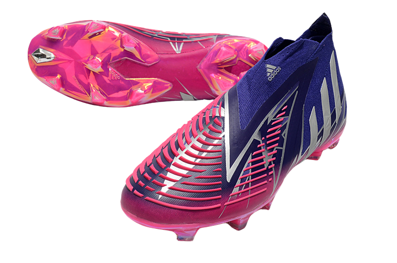 Predator Edge FG Champions Code - Purple/Silver Metallic/Pink