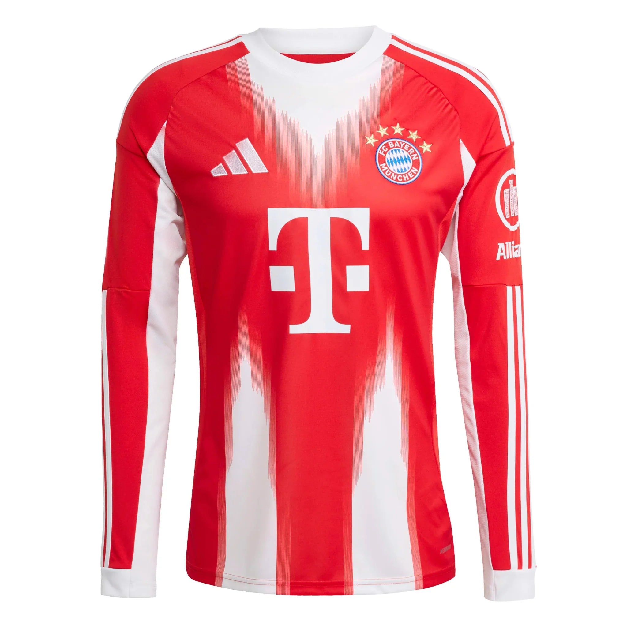 Bayern Munich 2025-26 Men's Stadium Home Long-Sleeve Soccer Jersey