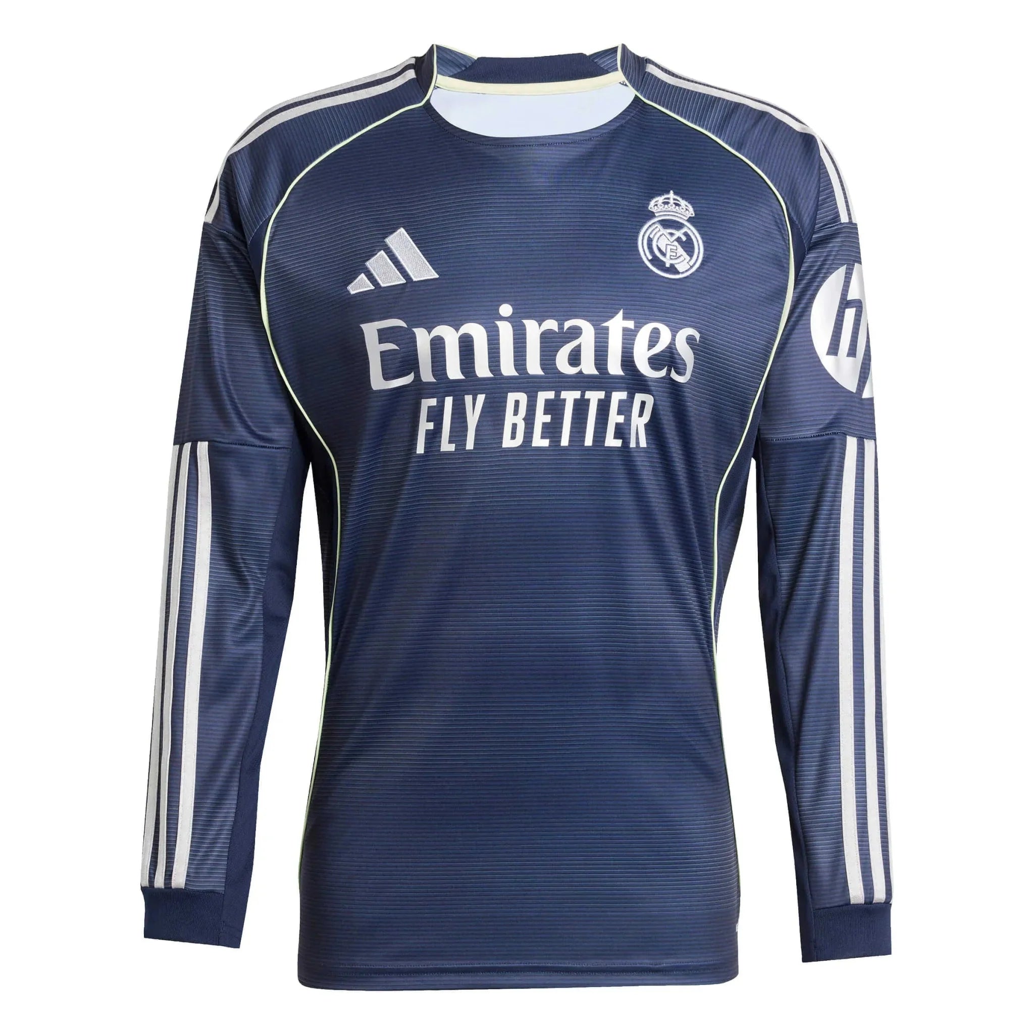 2025-26 Real Madrid Men's Stadium Away Long-Sleeve Soccer Jersey