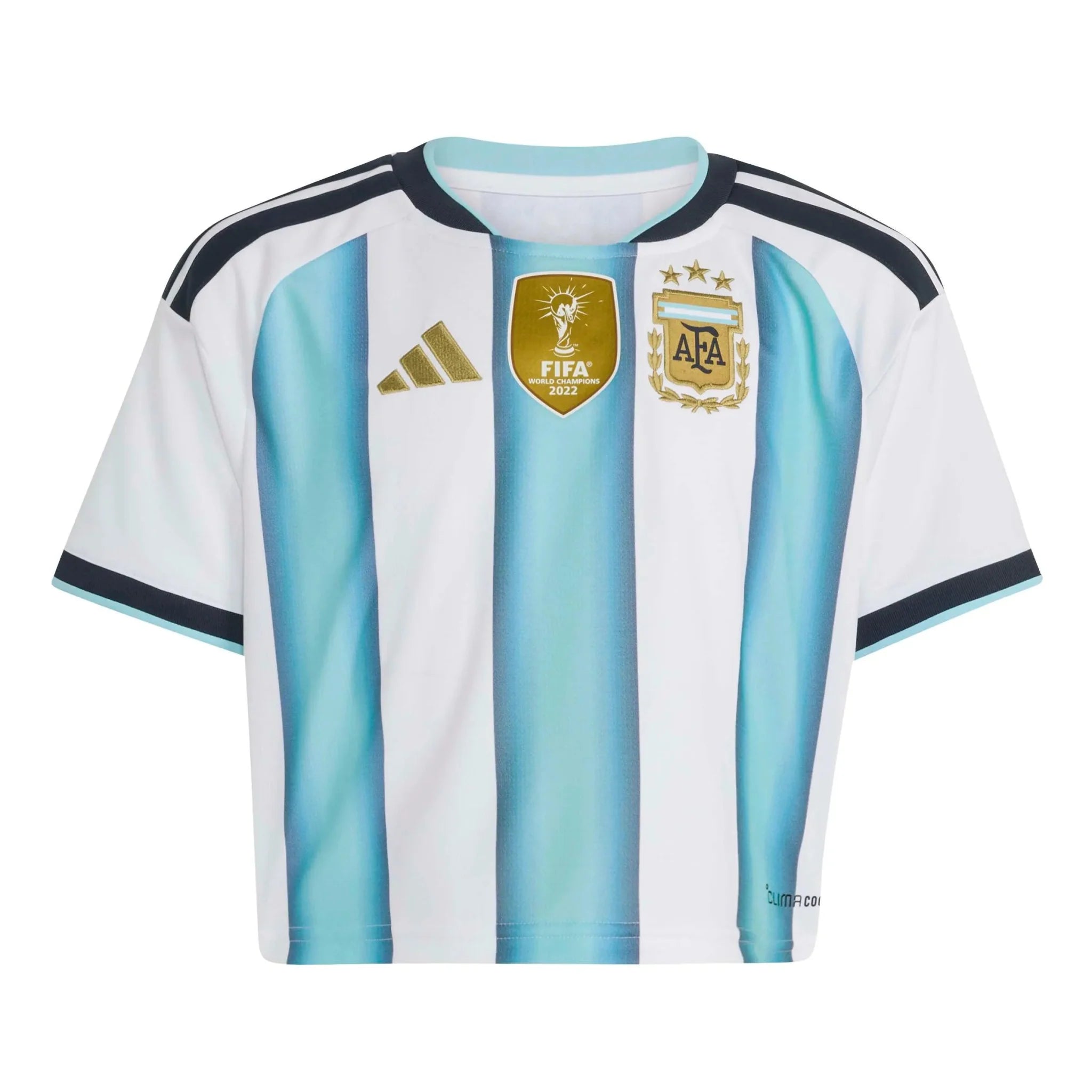 Argentina 2026 Women's Stadium Home Cropped Soccer Jersey