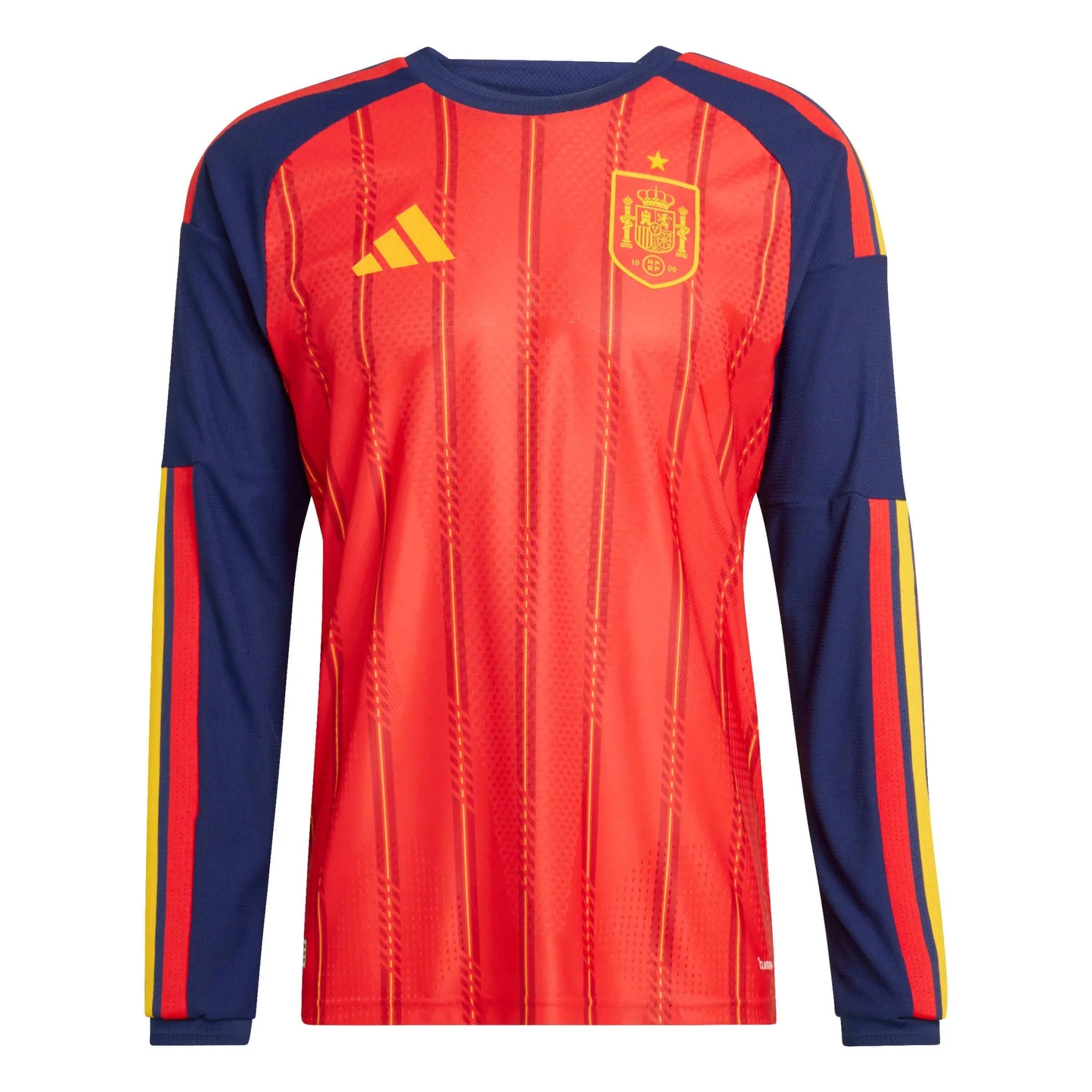 Spain 2026 Men's Home Long-Sleeve Soccer Jersey