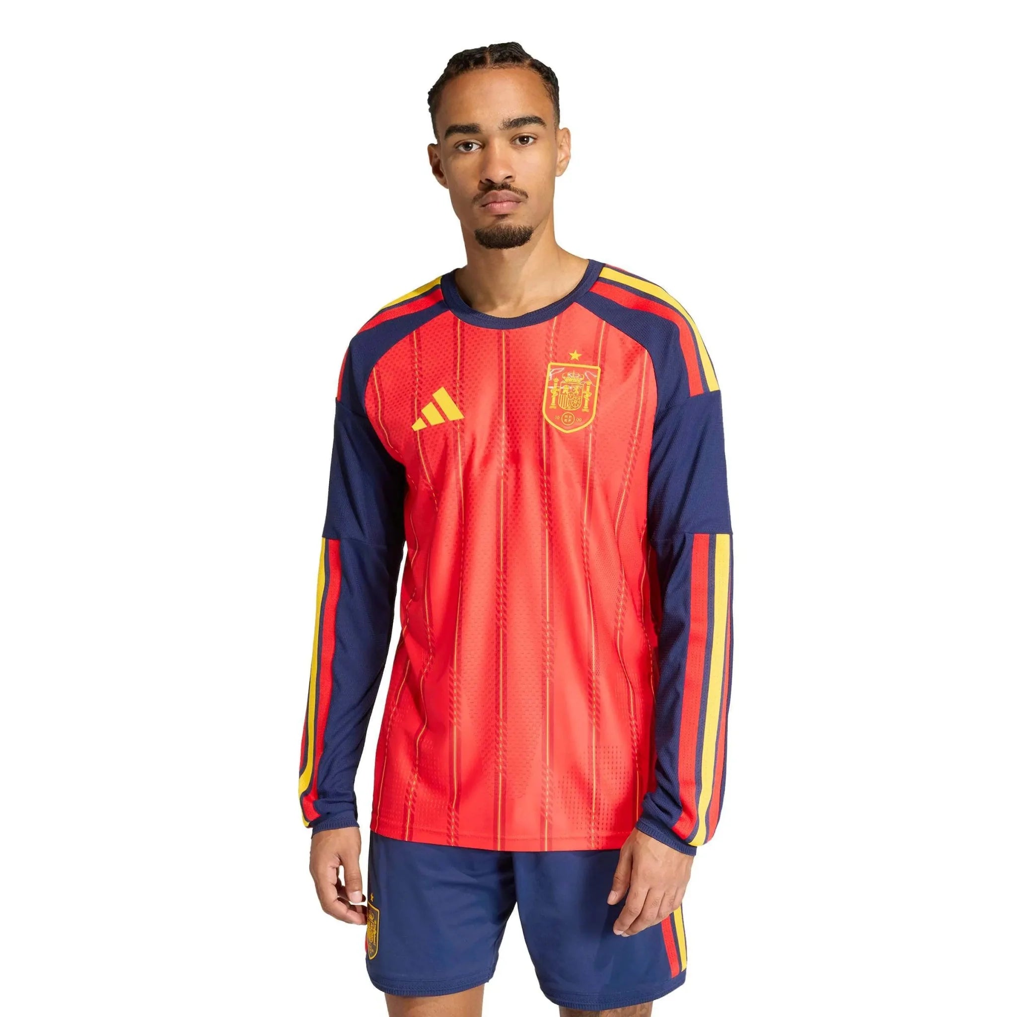Spain 2026 Men's Home Long-Sleeve Soccer Jersey