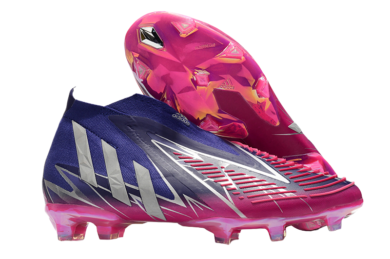 Predator Edge FG Champions Code - Purple/Silver Metallic/Pink