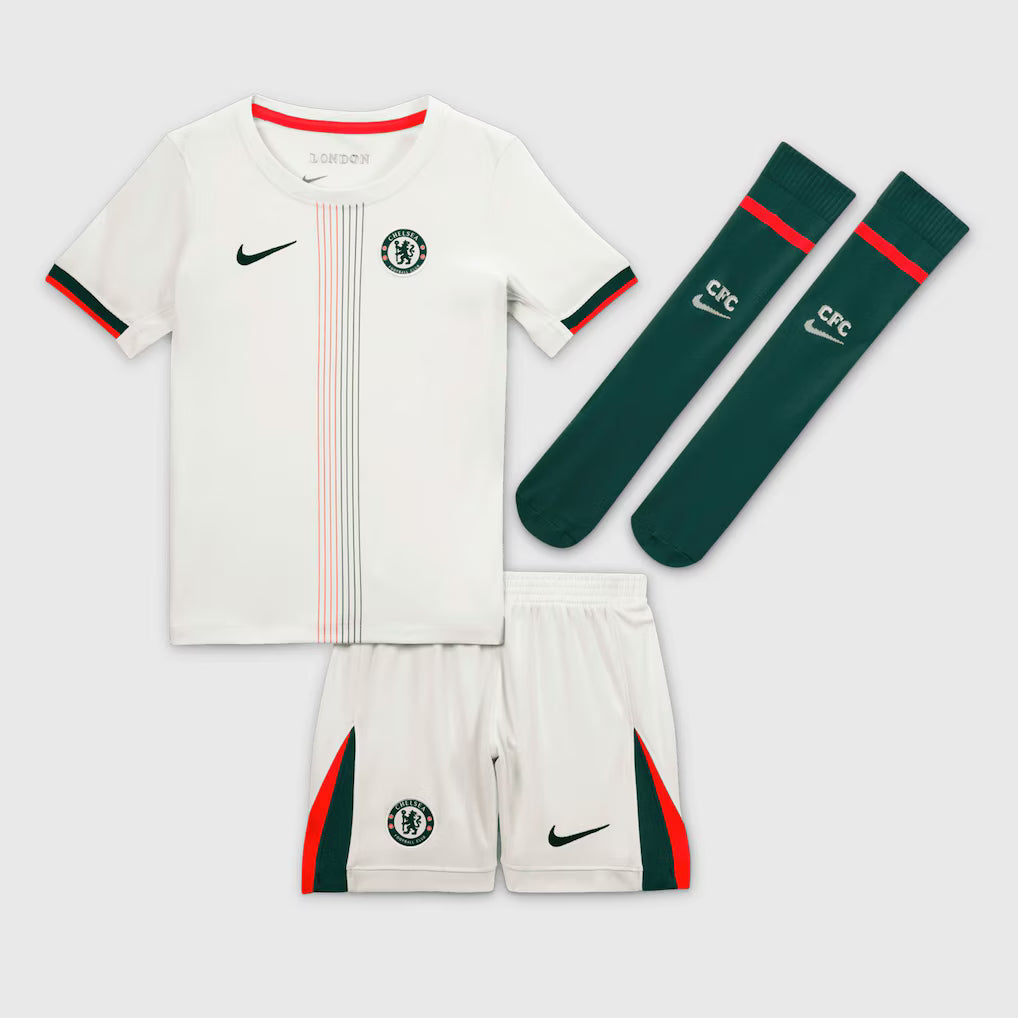 Chelsea Kids Away Kids Kit 2025/26