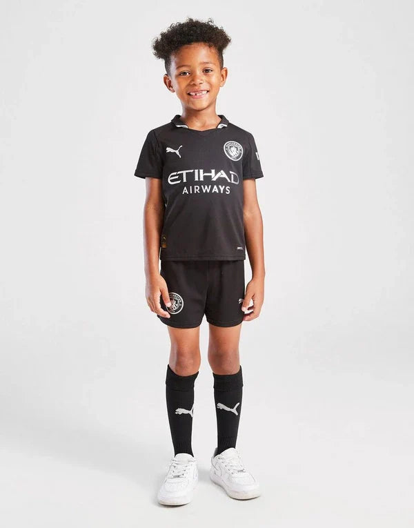 Manchester City Away Kids Kit 2025/26