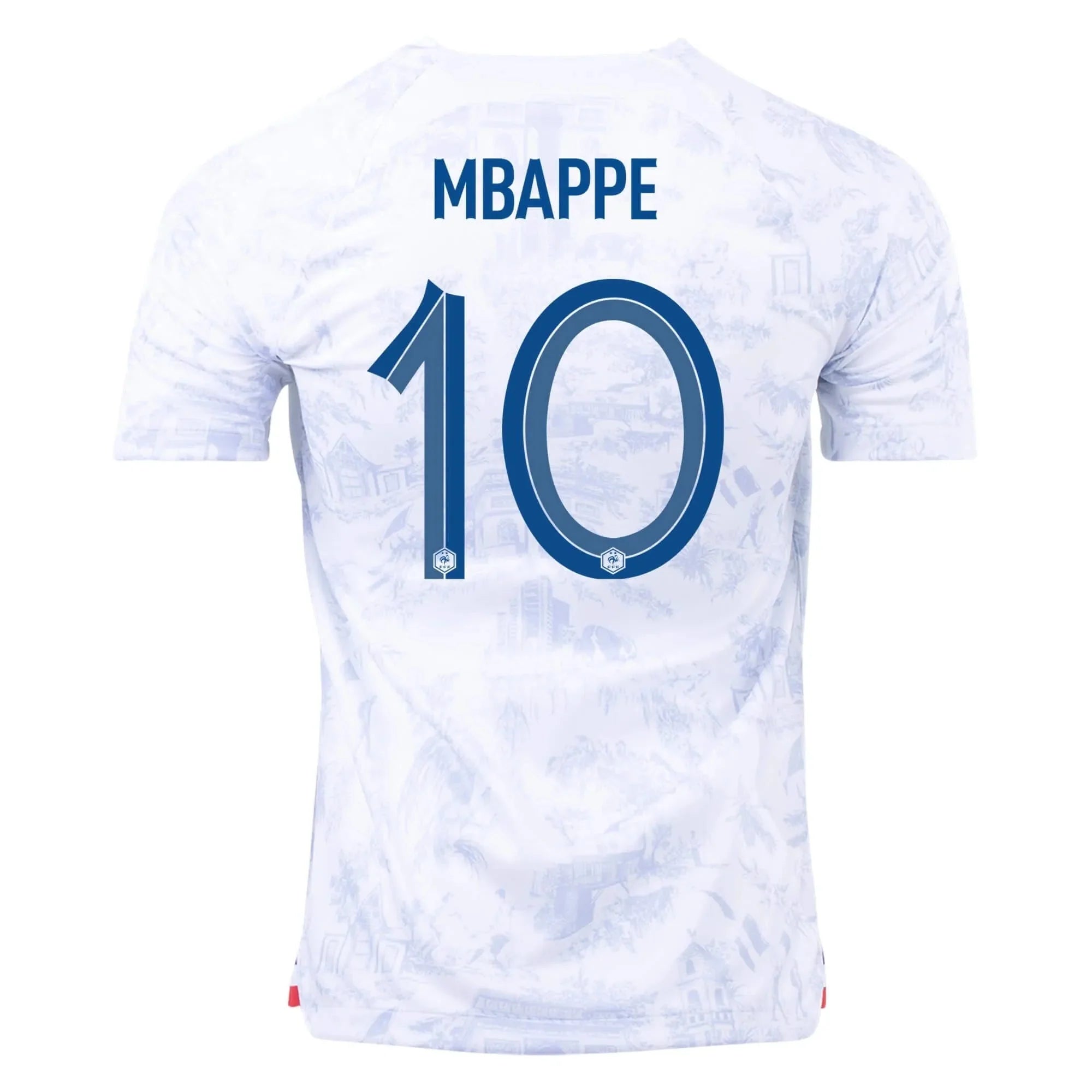 France 2022-23 Women's Away Jersey - White Royal