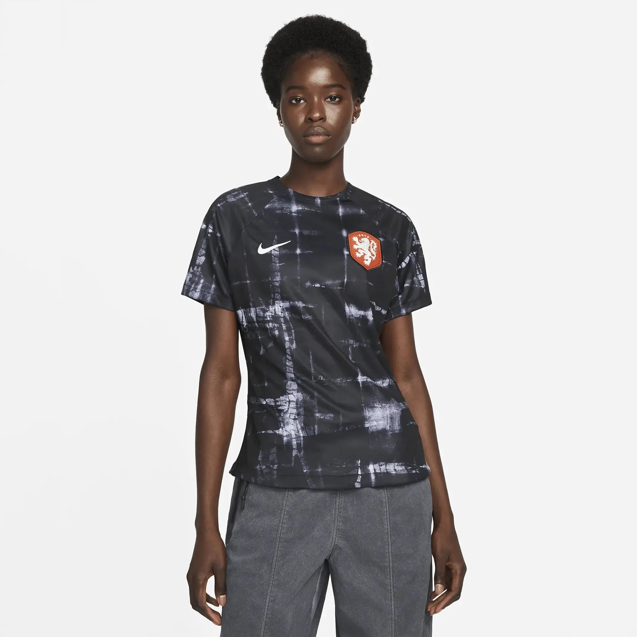 Netherlands 2022-23 Womens DF Pre-Match - Black