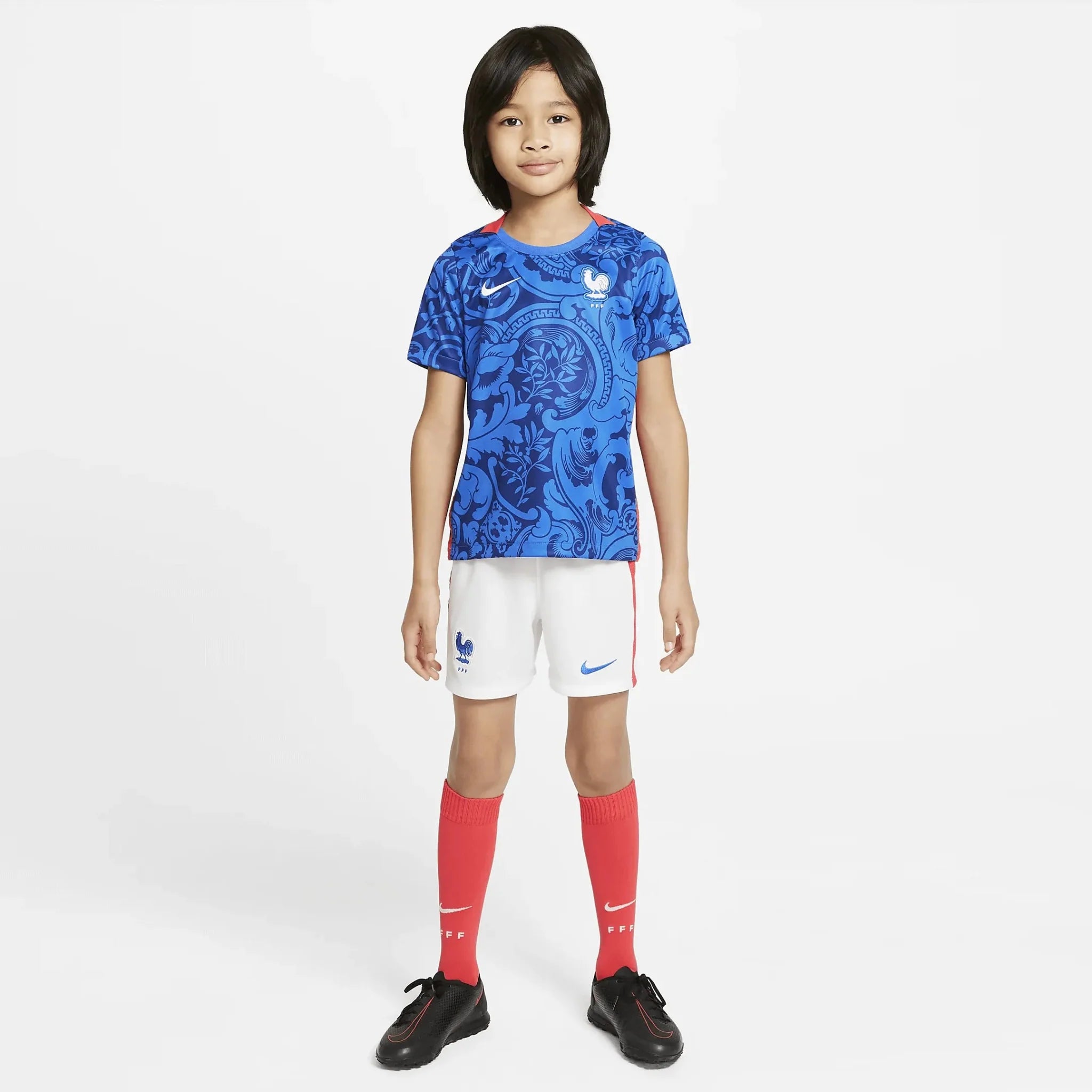 France 2022 Kids' Mini Kit - Blue-White