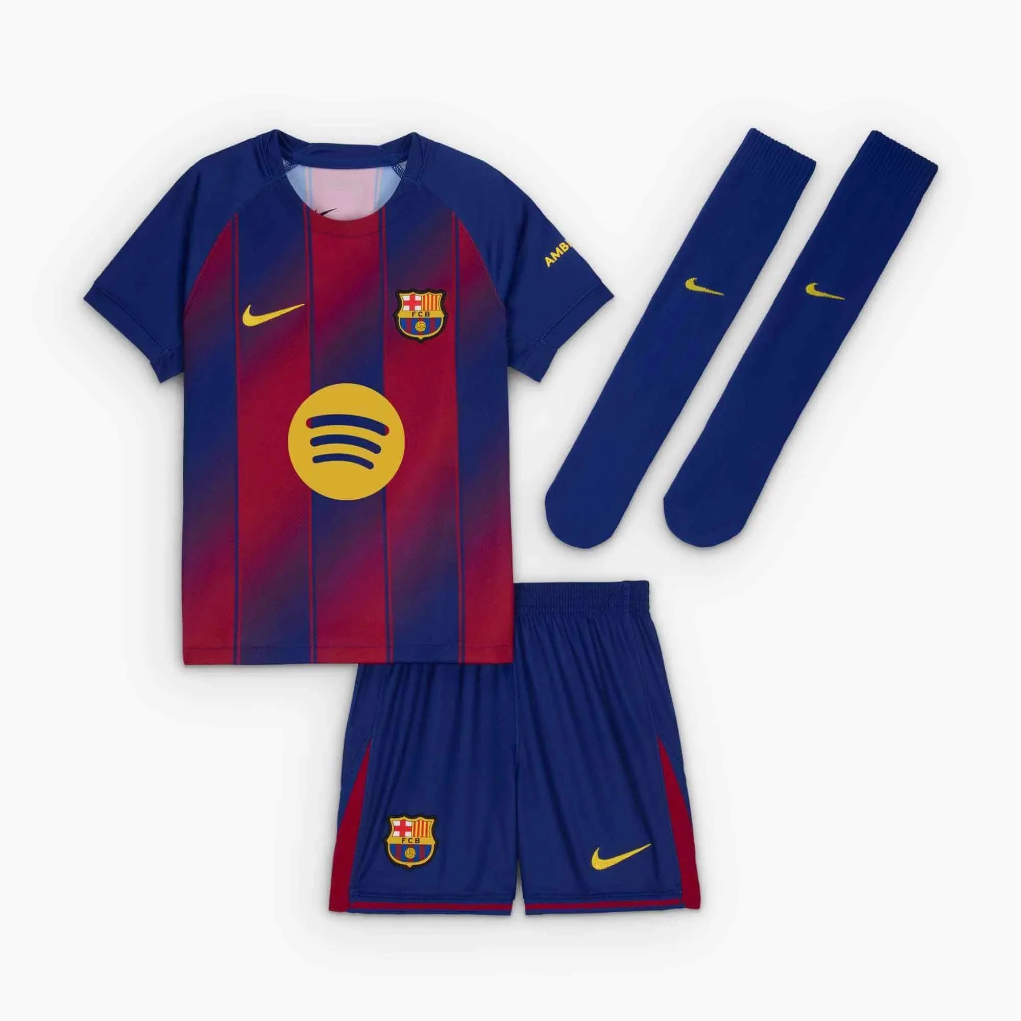 Barcelona 2025-26 Little Kids' Stadium Home Kit