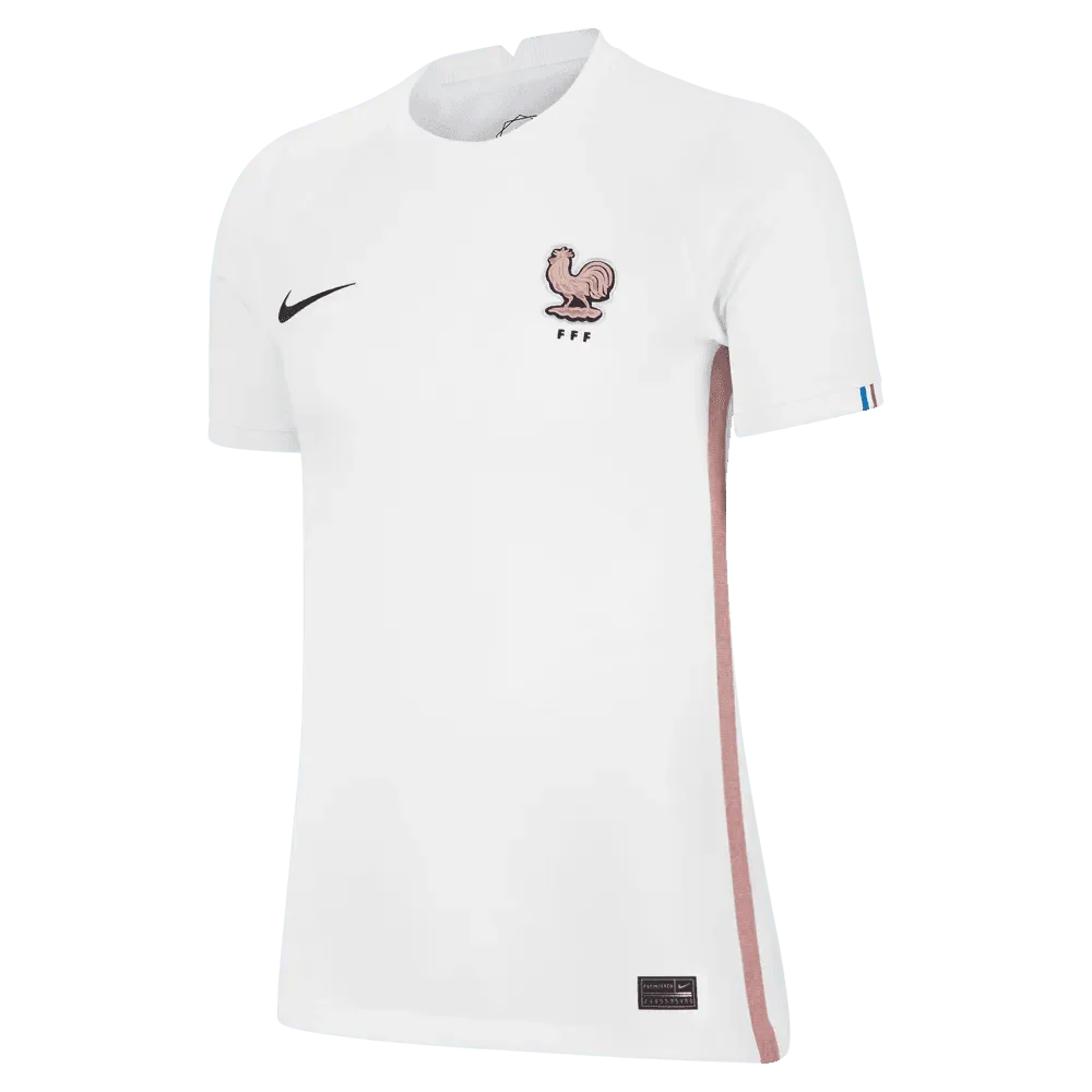 France Women's EC22 Away Jersey - White-Pink Glaze