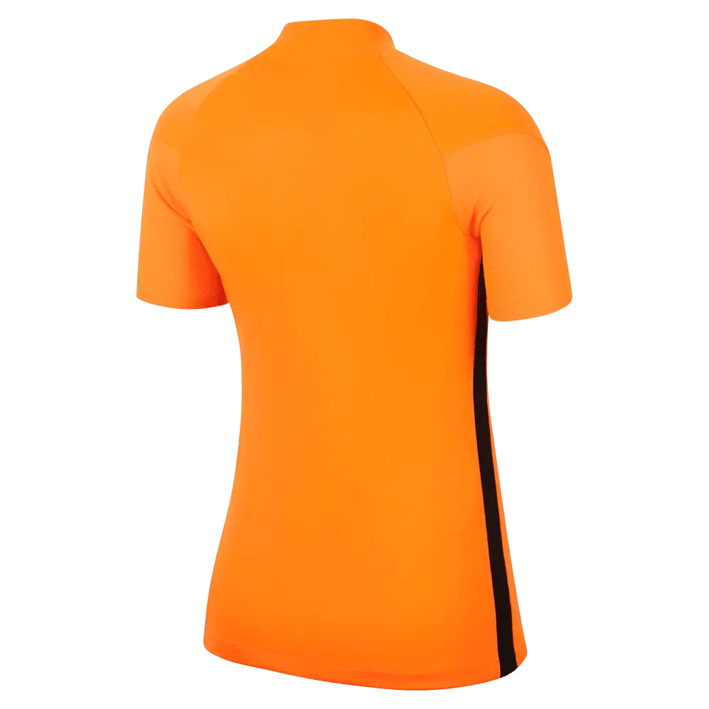 Netherlands Women's EC22 Home Jersey - Total Orange-Black