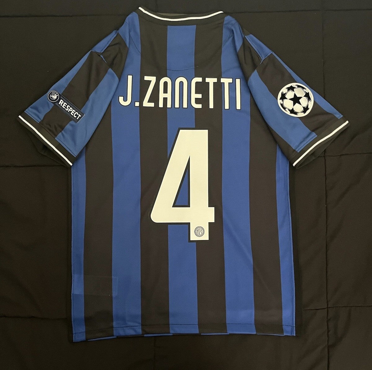 Inter Milan HOME J.Zanetti 4 2010/11 Classic jersey