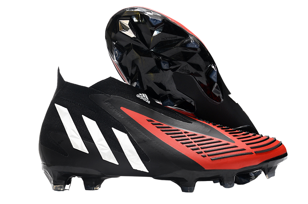 Predator Edge FG - Black/White/Red