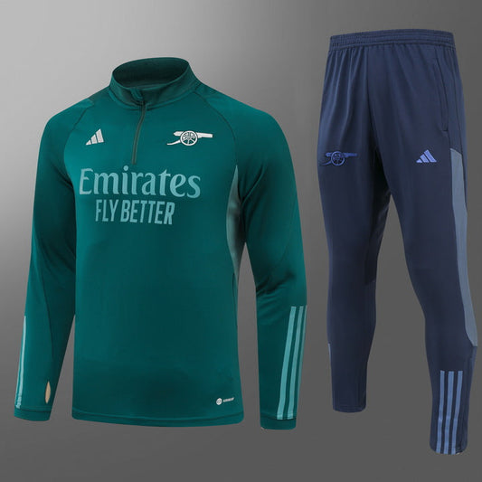 Arsenal Green Tracksuit full set with jacket and pants.