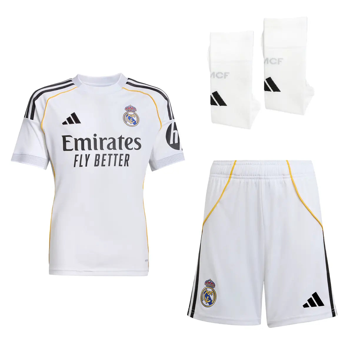 Real Madrid Kids Home Kit 2025/26