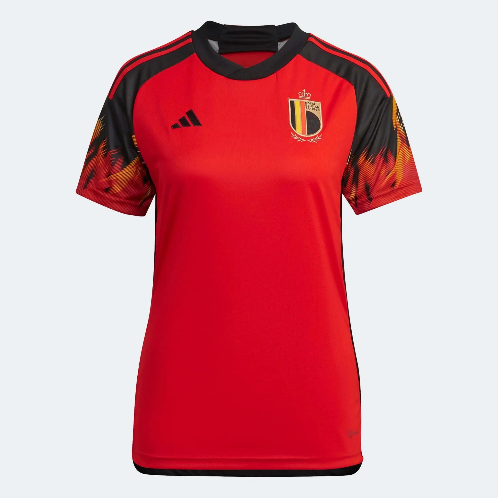 Belgium 2022-23 Women's Home Jersey - Red-Black