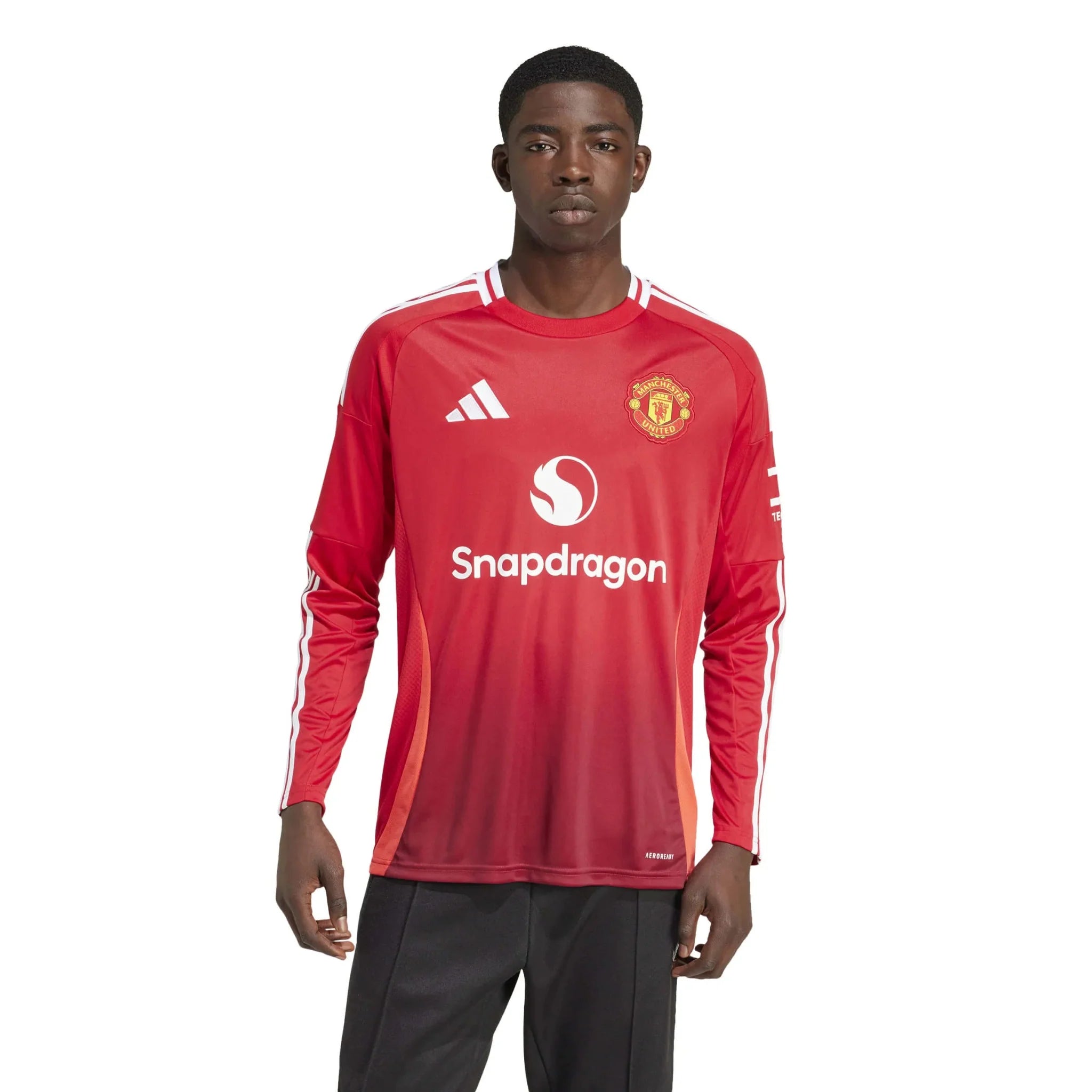 Manchester United 2024-25 Men's Stadium Home Long-Sleeve Jersey