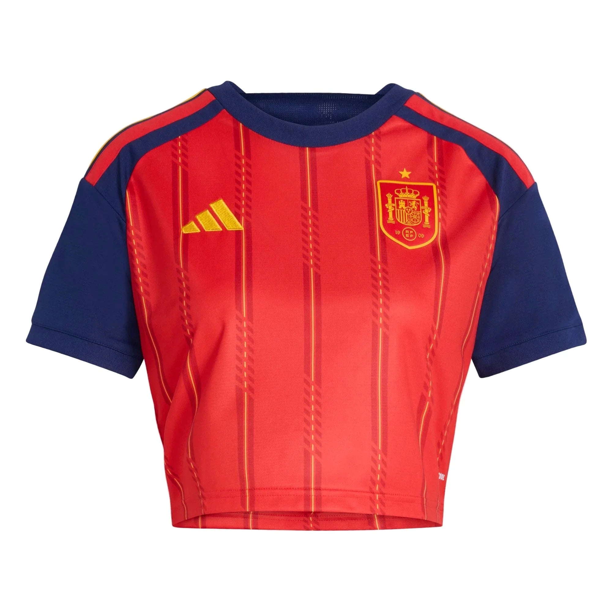 Spain 2026 Women's Stadium Home Cropped Soccer Jersey