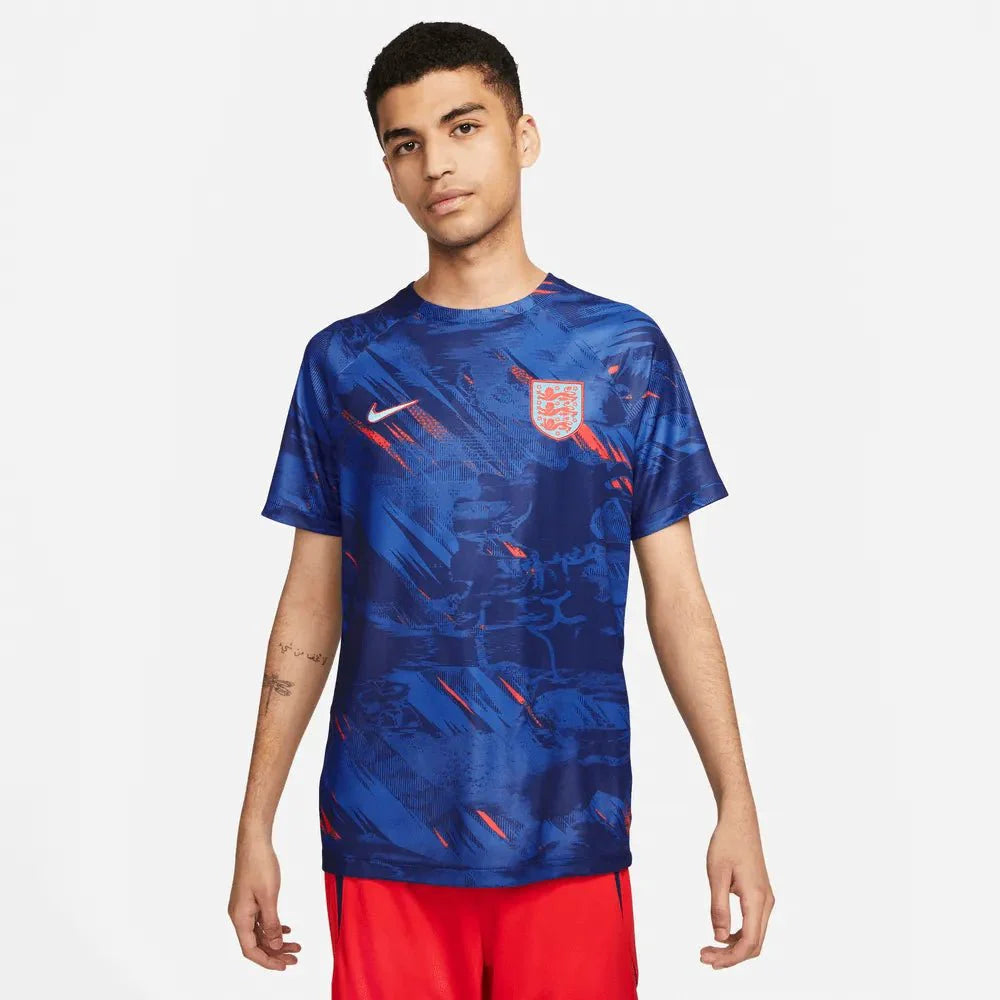 England 2022-23 Dri Fit Top Blue Voids-Game Royal