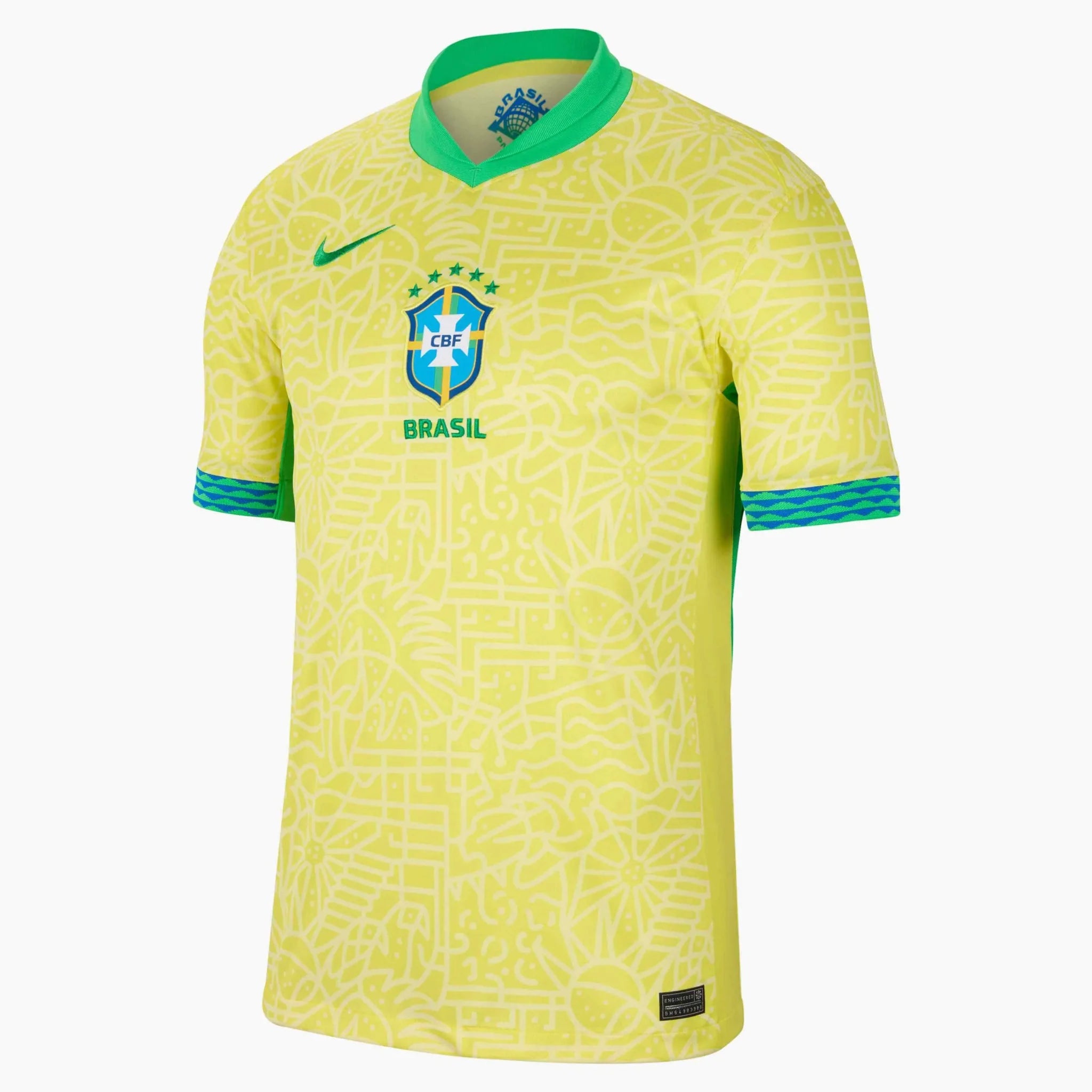 Brazil 2024-25 Men's Stadium Home Jersey
