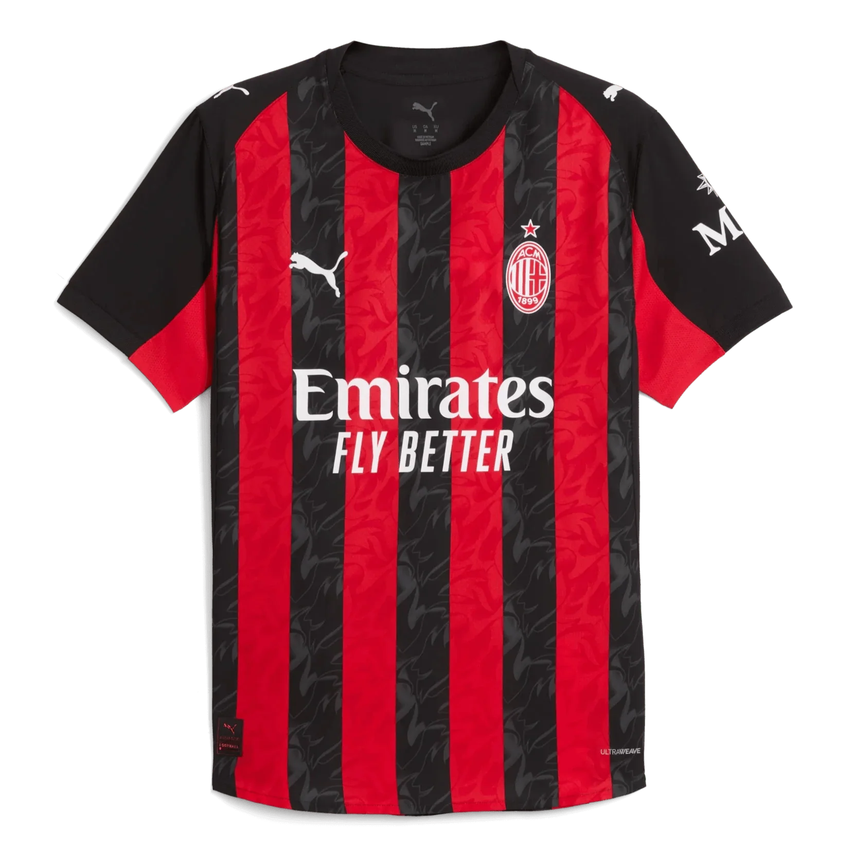 AC Milan 2025-26 Men's Home Soccer Jersey