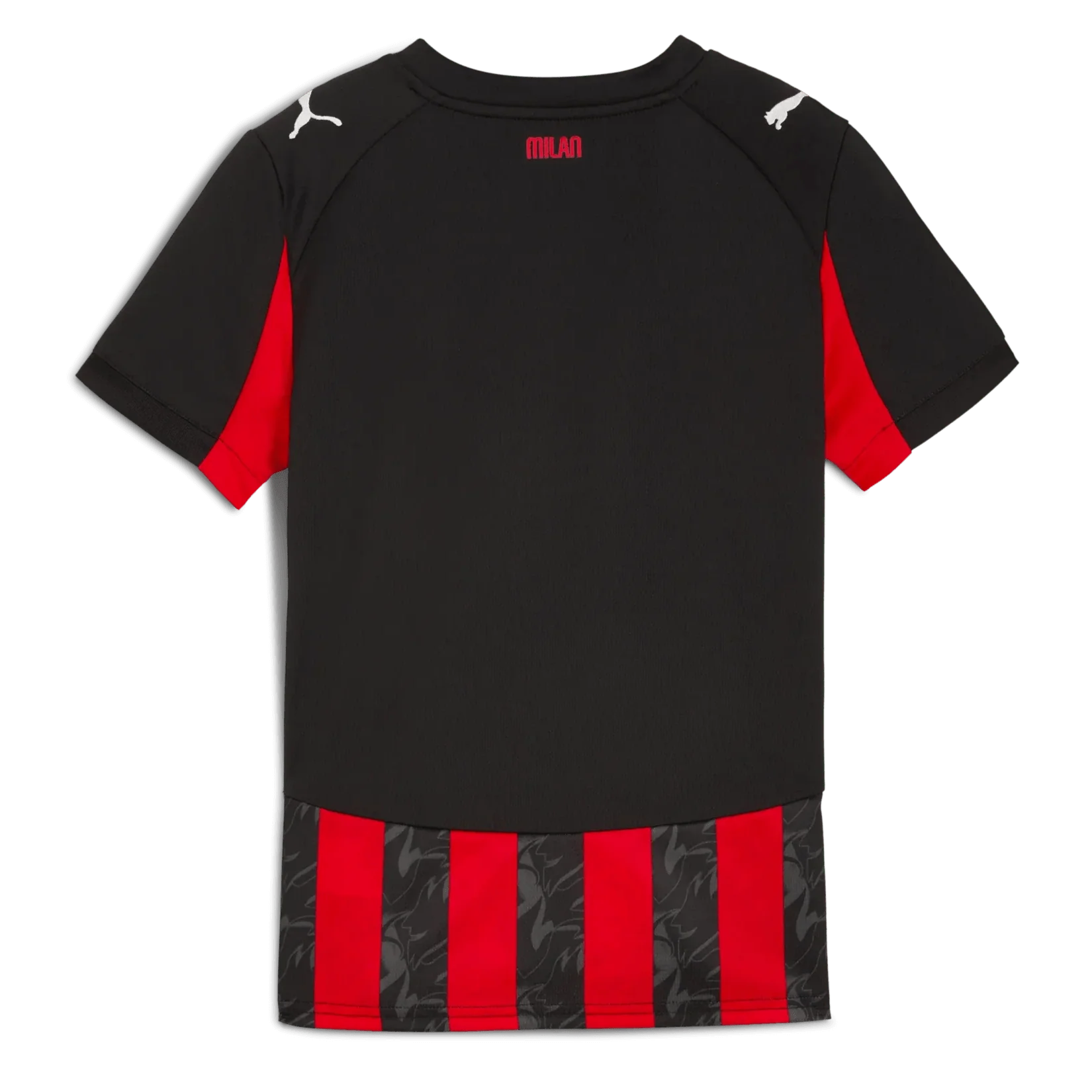 AC Milan 2025-26 Youth Stadium Home Soccer Jersey